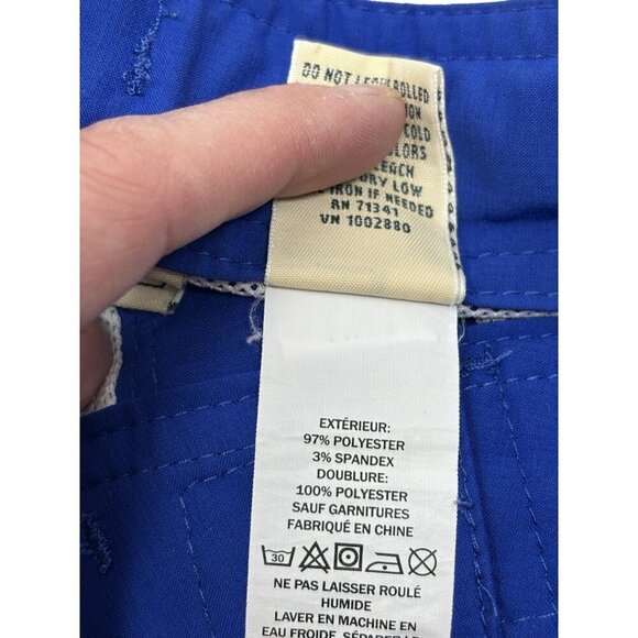 L.L. Bean Boys Light and Dark Blue Drawstring Swim Shorts with Mesh Lining - Picture 5 of 9